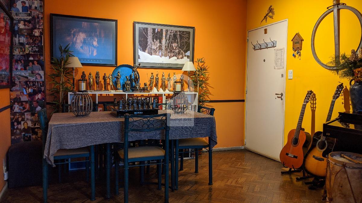 Dining room at the house in San Telmo 