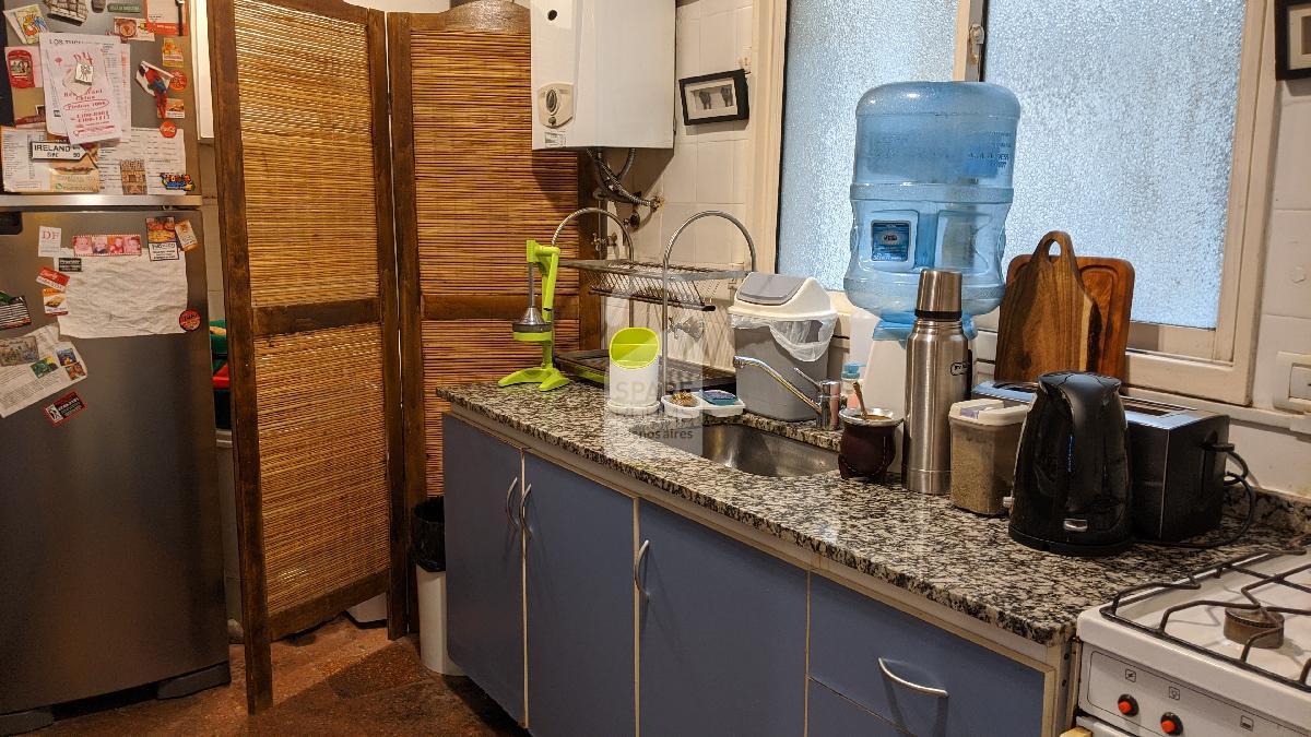 Kitchen at the house in San Telmo