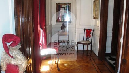 The common areas frech style at the apartment in Downtown/Retiro