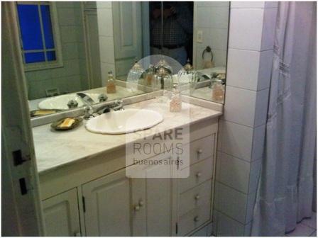 El baño privado del departamento en Retiro/Centro