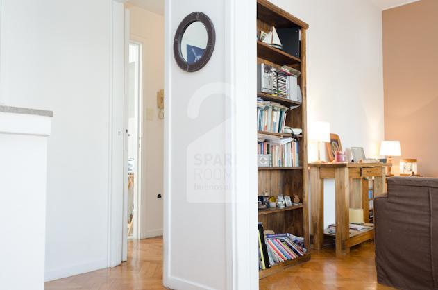 The entrance to the living room at the apartment in San Telmo.