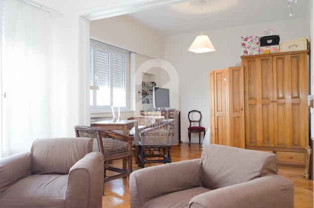 The living-room at the apartment in San Telmo.