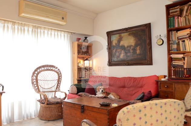 The cozy and comfortable living-room at the house in Almagro.