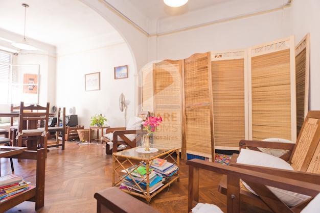 View of the living room and dining room