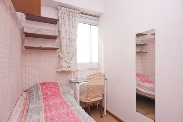 The single room in the apartment of Recoleta.