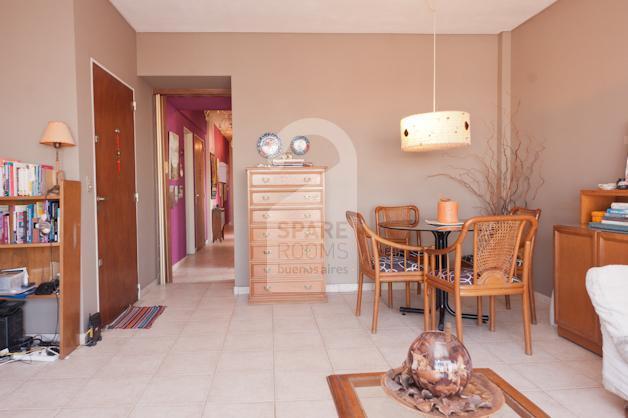 Dining room and hallway to the rooms