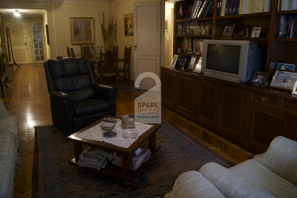 The living room at Recoleta´s apartment