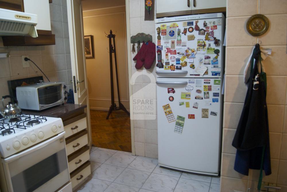 The kitchen in Recoleta´s apartment