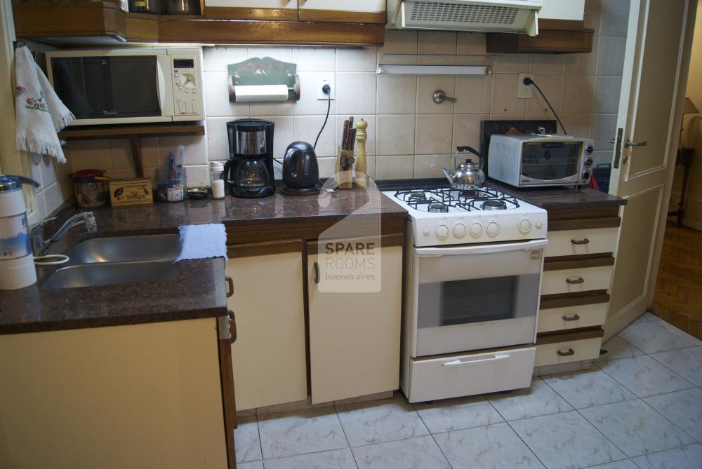 The kitchen in Recoleta´s apartment