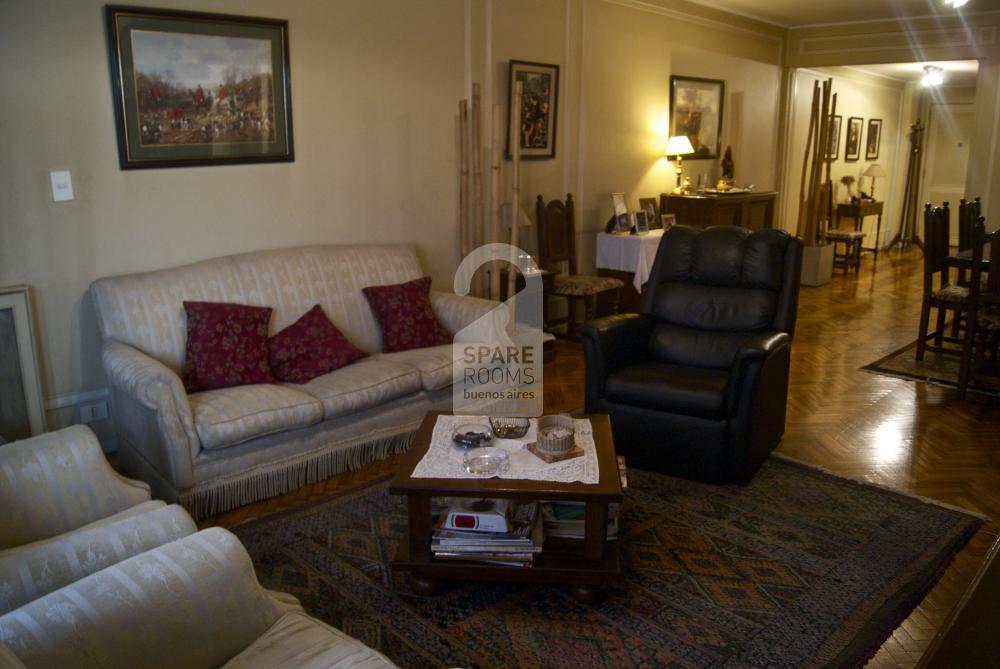 The living room at Recoleta´s apartment