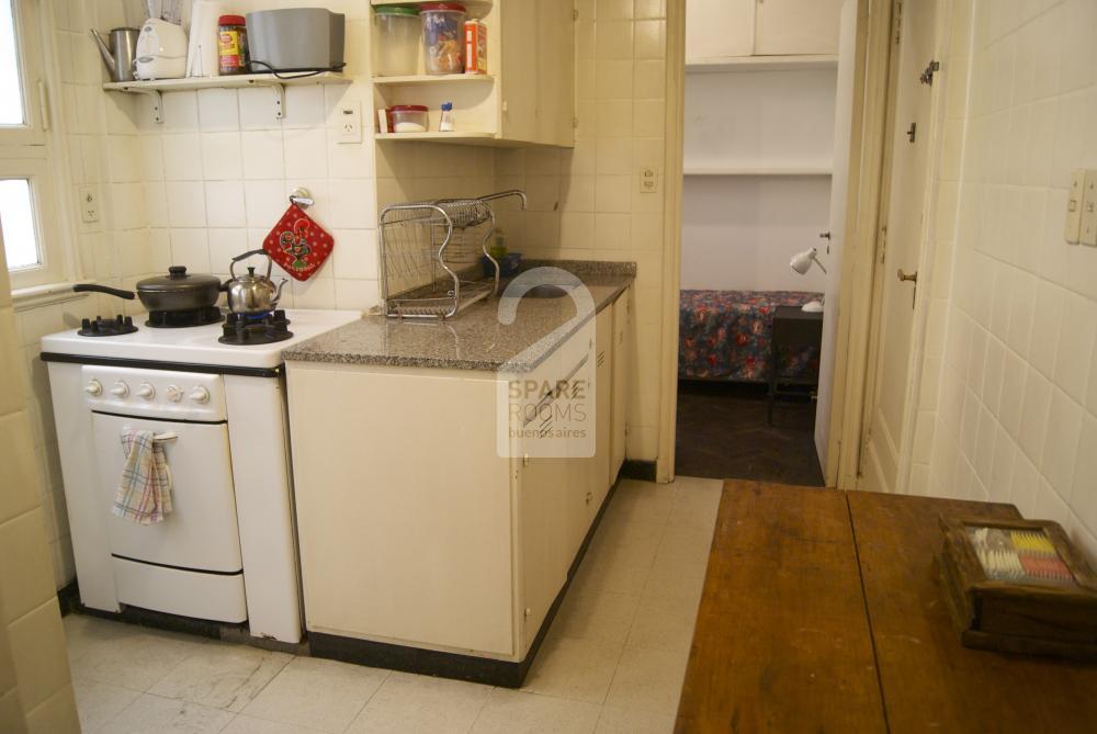 Cocina en el departamento  de Recoleta