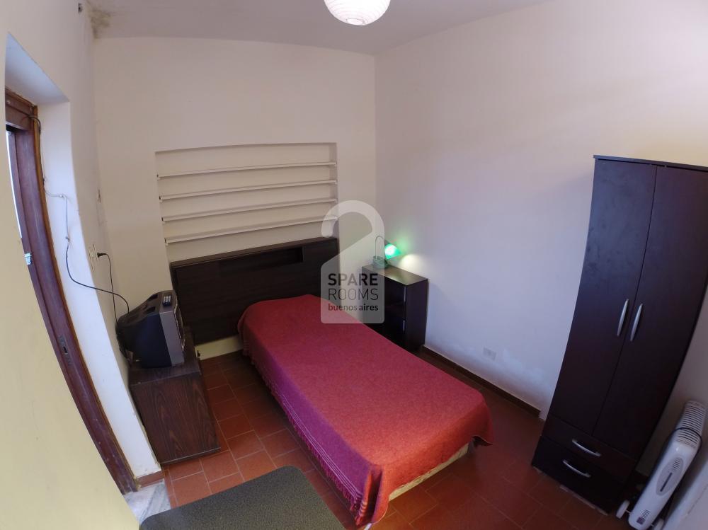 The single room in the apartment of Chacarita.
