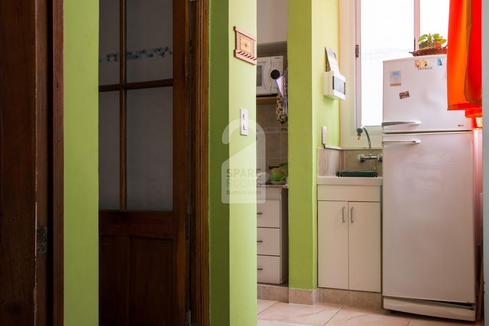 Kitchen and toilette hallway