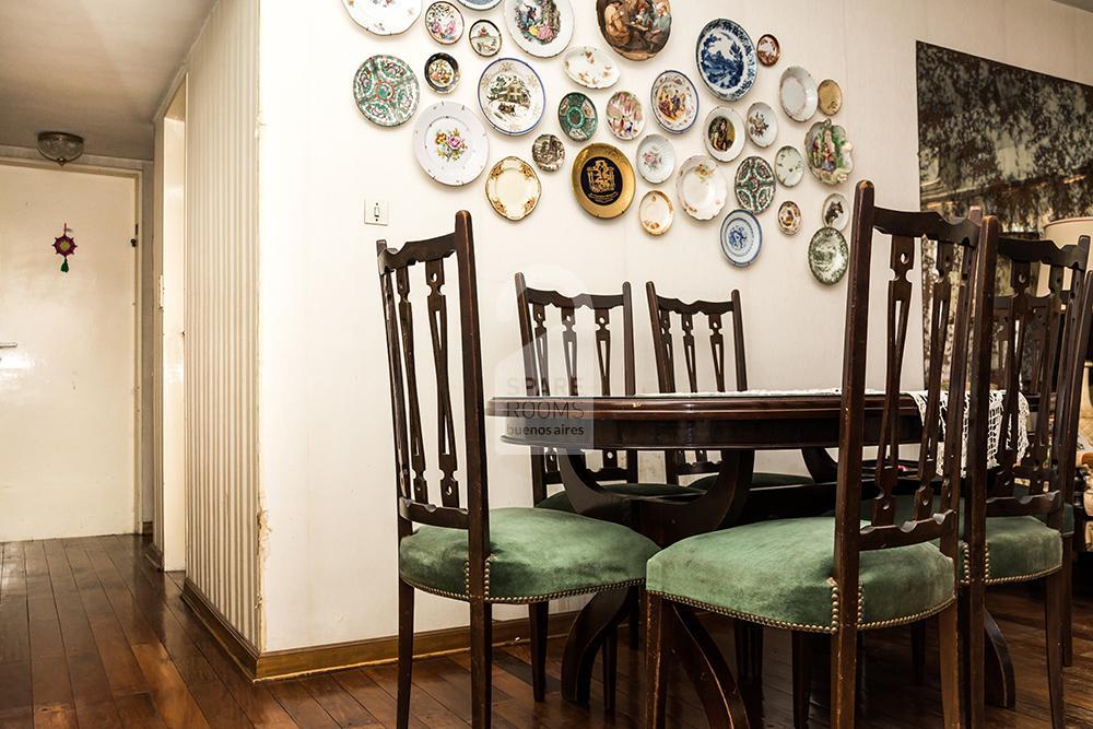 The dining-room at the apartment in Belgrano