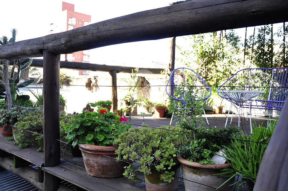 Terraza propia en departamento de San Telmo