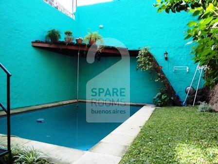 THE SWIMMING-POOL at the house in Palermo