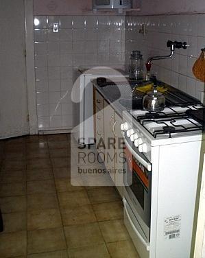 THE KITCHEN at the house in Palermo