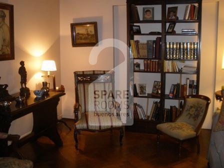 The living-room at the apartment in Retiro