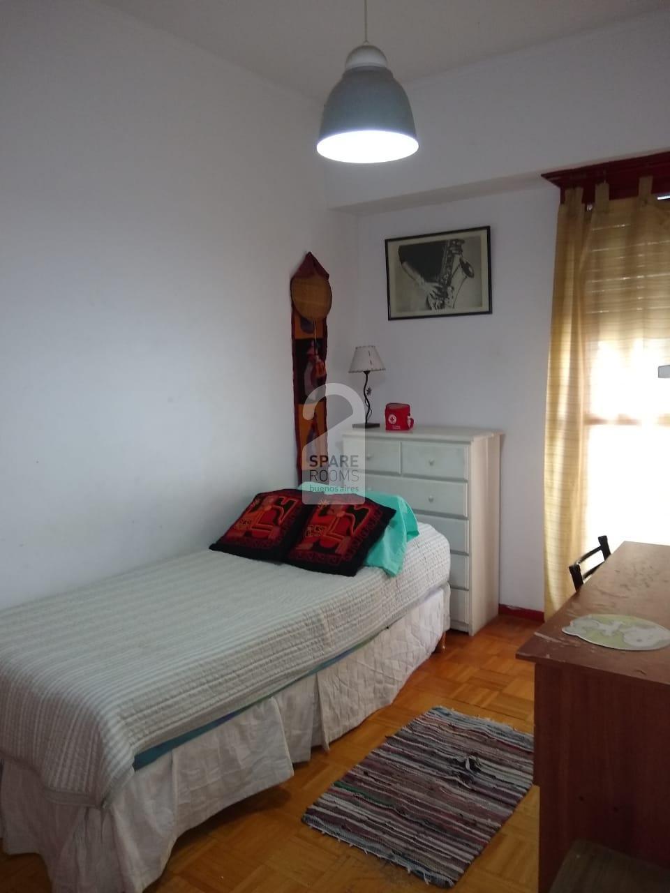 THE BEDROOM at the apartment in Palermo