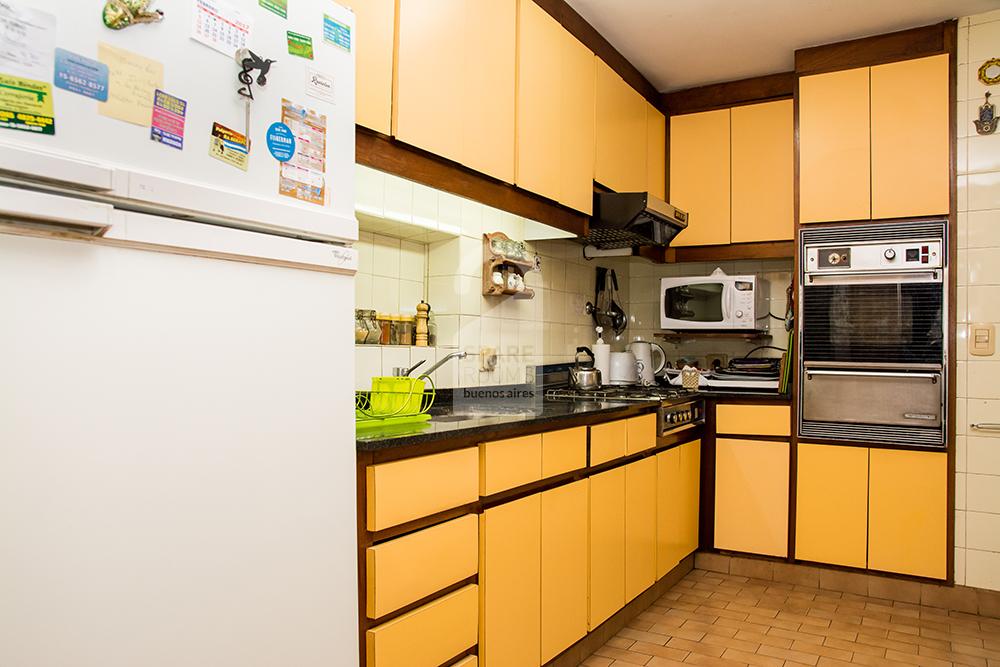 Kitchen at the apartment in Recoleta 