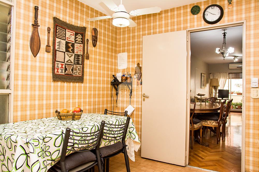 Kitchen at the apartment in Recoleta 