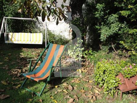 El hermoso jardín en la casa de Palermo