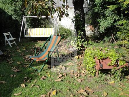 El hermoso jardín en la casa de Palermo