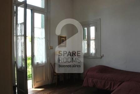 THE BEDROOM at the house in Palermo