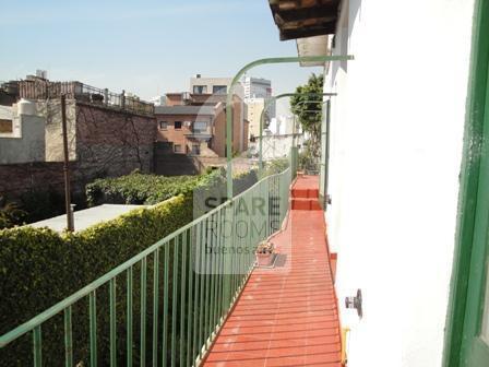 Vista de las habitaciones de arriba y del fantástico jardín en la casa de Palermo